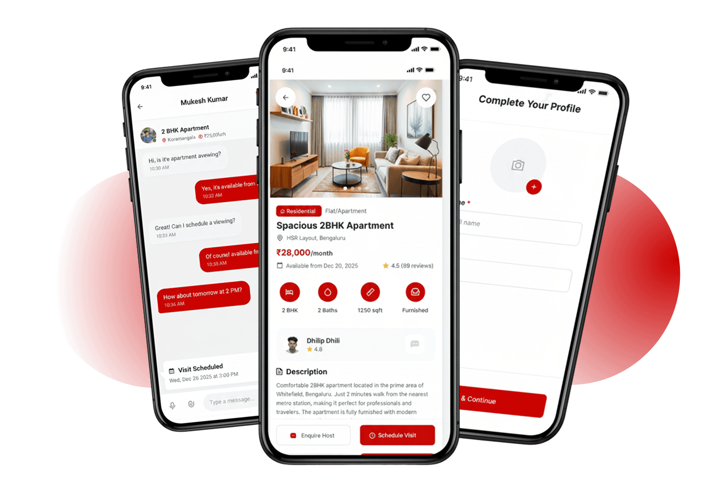 HIRE mobile app showcase