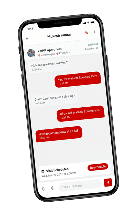 Hire App Screen